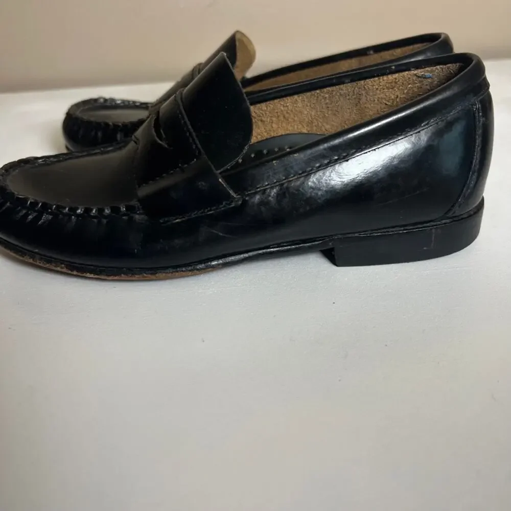 Brooks Brothers boys leather loafers shoes 12.5
